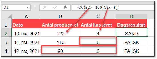 OG_ELLER i Excel eksempel på formel med OG