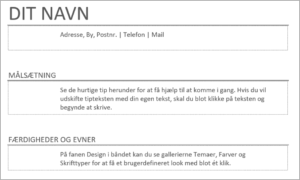 Råt CV - Top