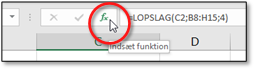 Excel LOPSLAG
