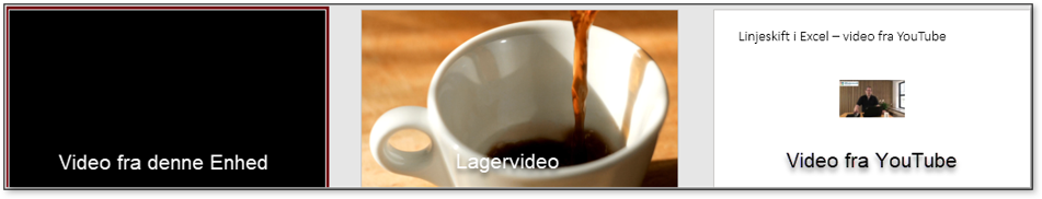 Indsæt video i PowerPoint indsat