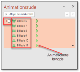 Animationsrude i PowerPoint