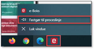 Fastgør genvej til proceslinjen