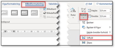 Udfyld boksen med dit eget billede