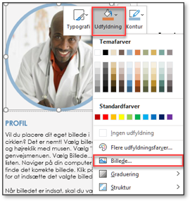 Udskifte billede i Word