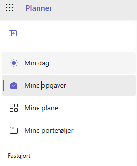 Planner oversigt