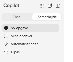 CoPilot Samarbejde (Cowork)