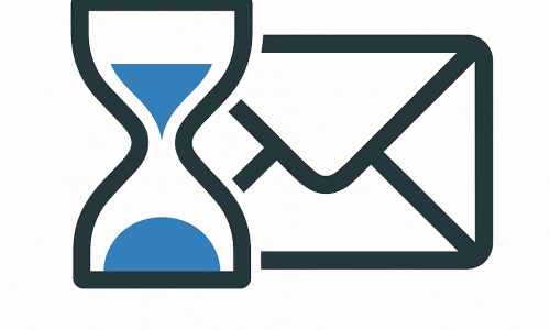 forsinkelse af mails i outlook