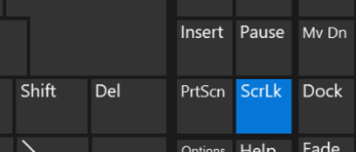 Scrool-lock i Excel