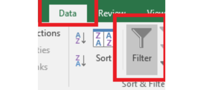 Filter i Excel