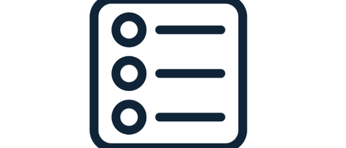 Indholdsfortegnelse ikon